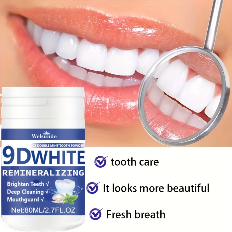 Teeth Whitening Levels - Bubuk Gigi Hidroksiapatit Remineralisasi Putih 9D,