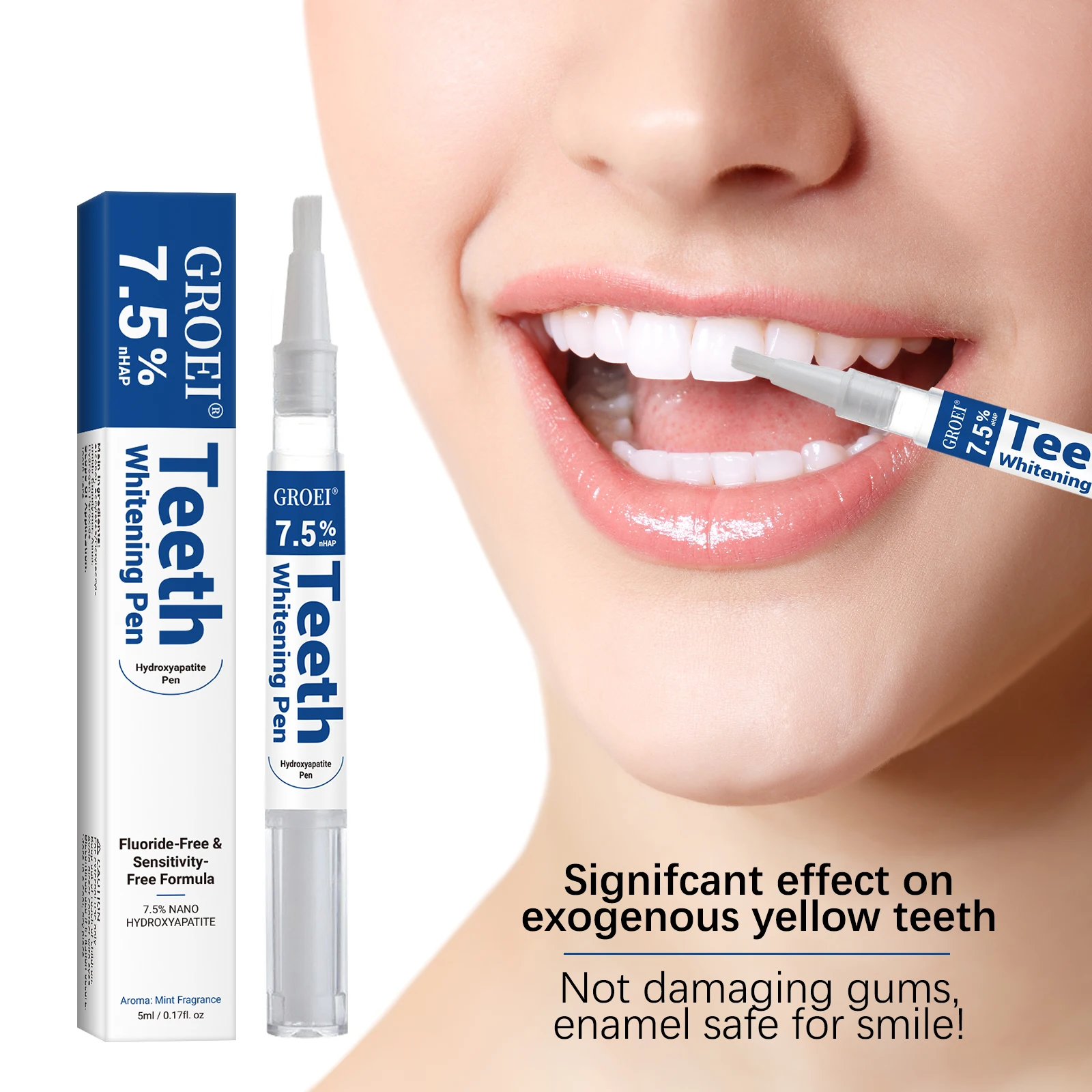 Teeth Whitening Levels - Pena Pemutih Gigi Hidroksiapatit Pena Gel
