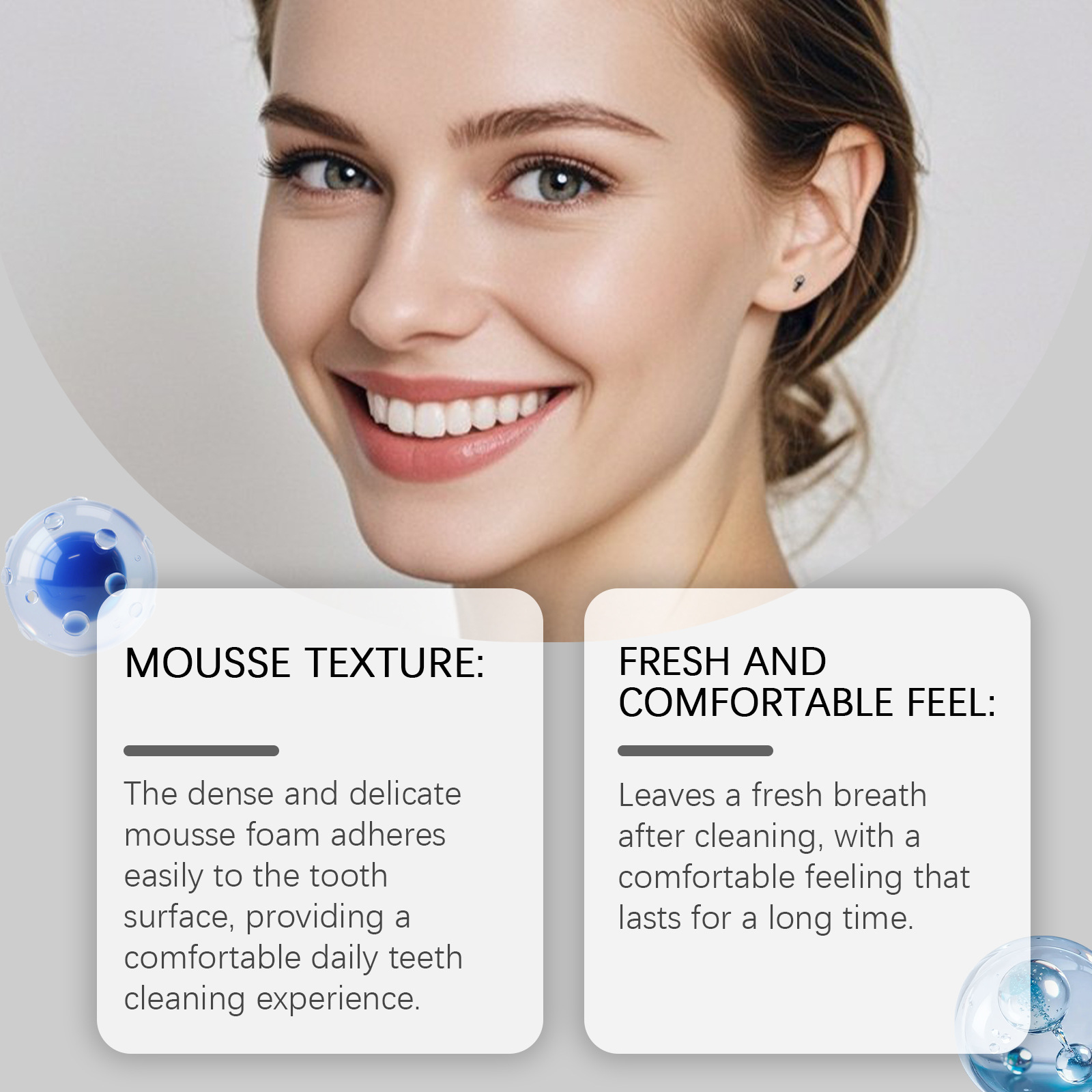 Teeth Whitening Foam Toothpaste - Pasta Gigi Busa Pemutih Gigi 5d