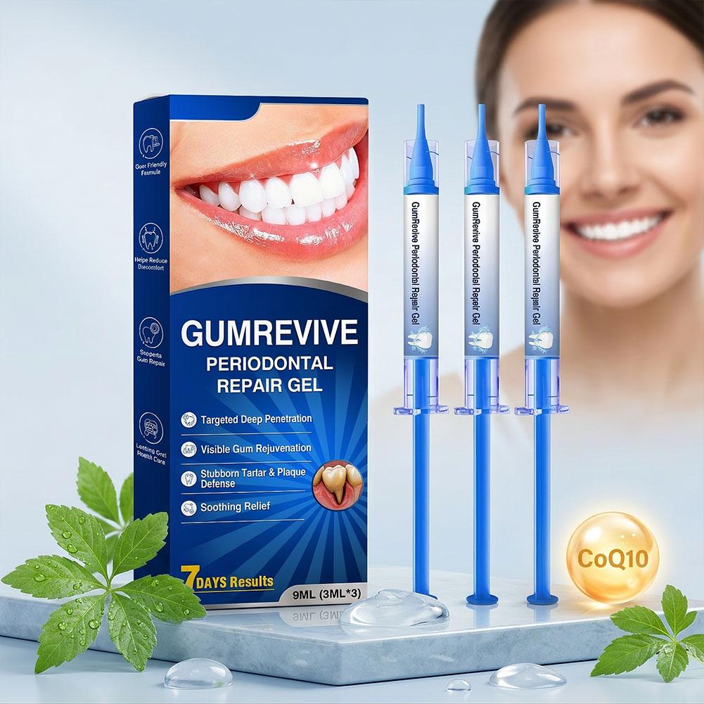 Teeth Whitening Gum - 3 buah Gel Perawatan Gusi, Penghilang