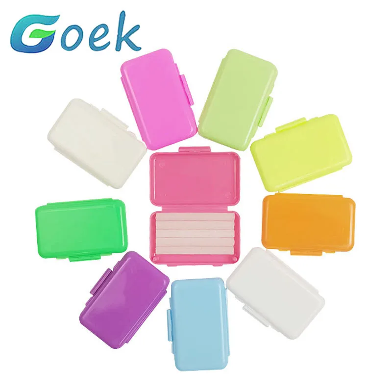 Teeth Whitening Gum - 10 kotak lilin ortodontik gigi, alat