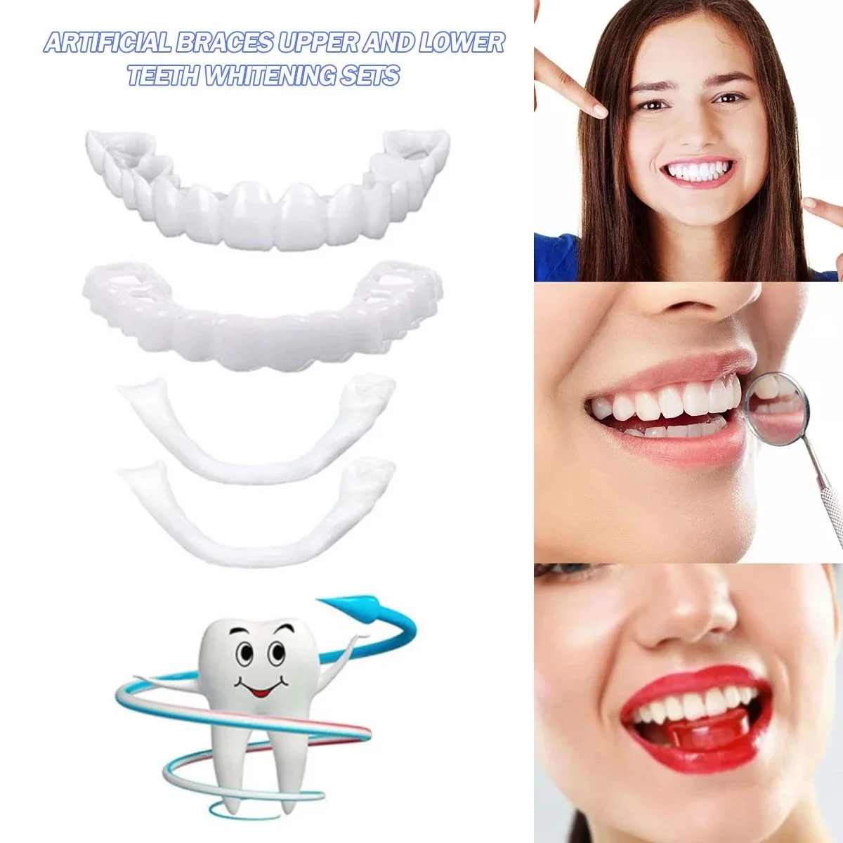 Teeth Whitening Procedure - Veneer Gigi Pemutih Gigi Tiruan Behel
