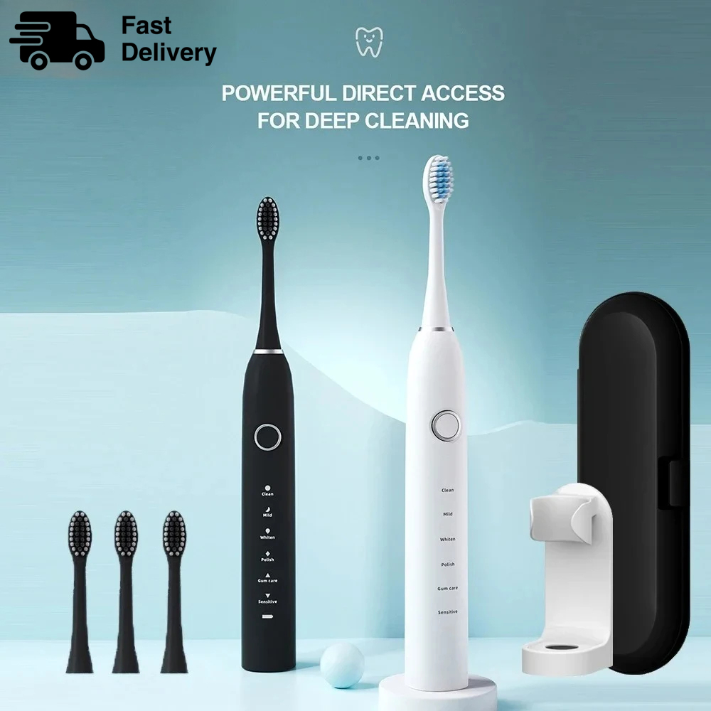 Teeth Whitening Procedure - Sikat Gigi Elektrik Sonic KLXKLX IPX7,