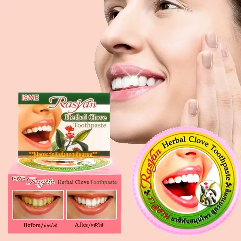 Teeth Whitening Levels - Bubuk Gigi Cengkeh/Kelapa Thailand, Menghilangkan Noda,