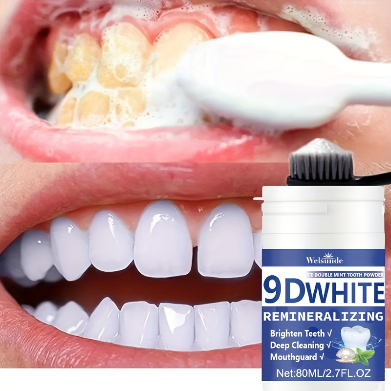 Bubuk Gigi Hidroksiapatit Remi - Teeth Whitening Levels ulasan dan harga