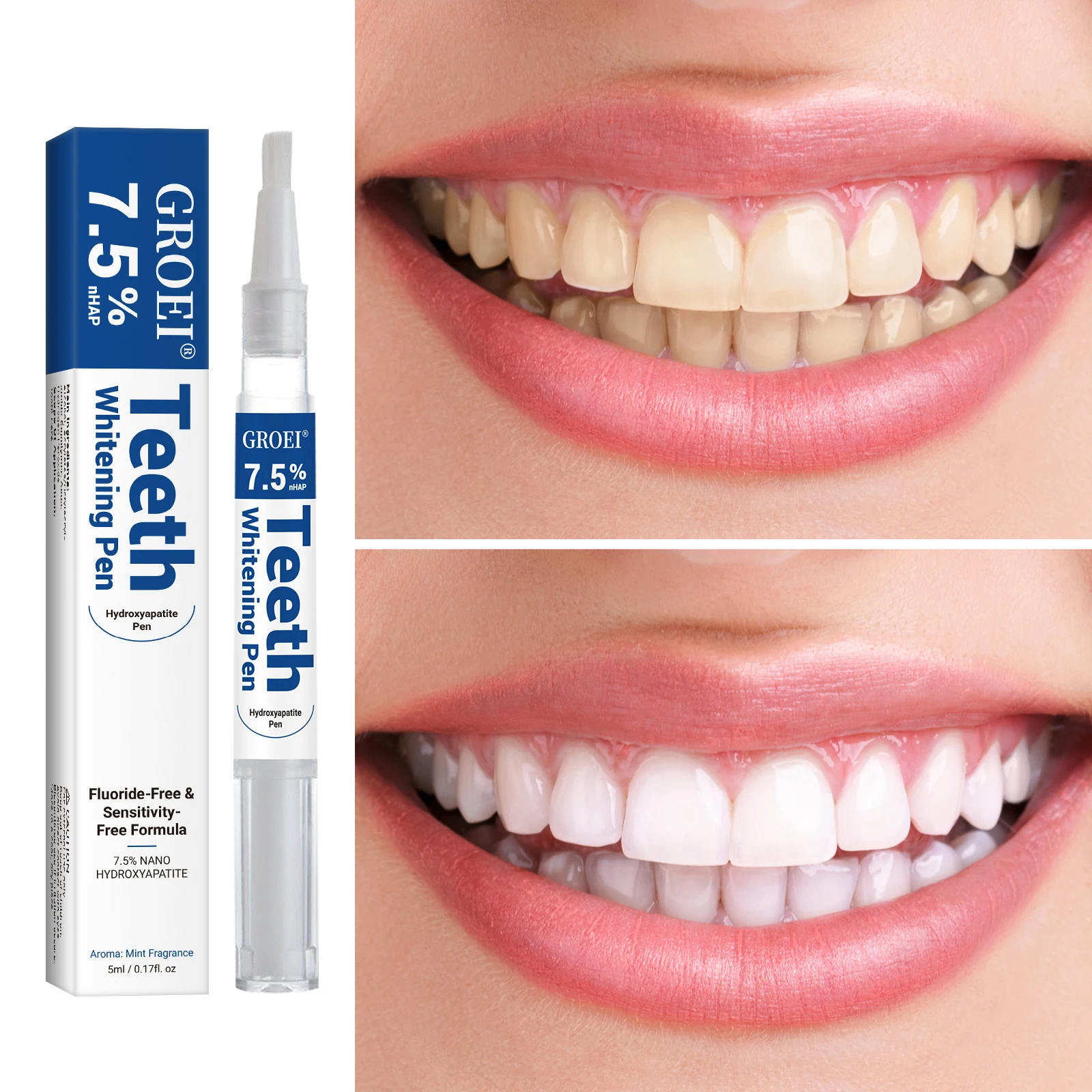 Pena Pemutih Gigi Hidroksiapat - Teeth Whitening Levels ulasan dan harga