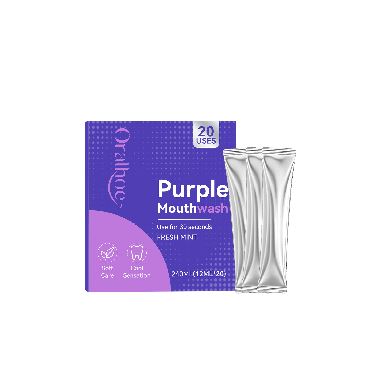 20 buah obat kumur berwarna un - Teeth Whitening Gum ulasan dan harga