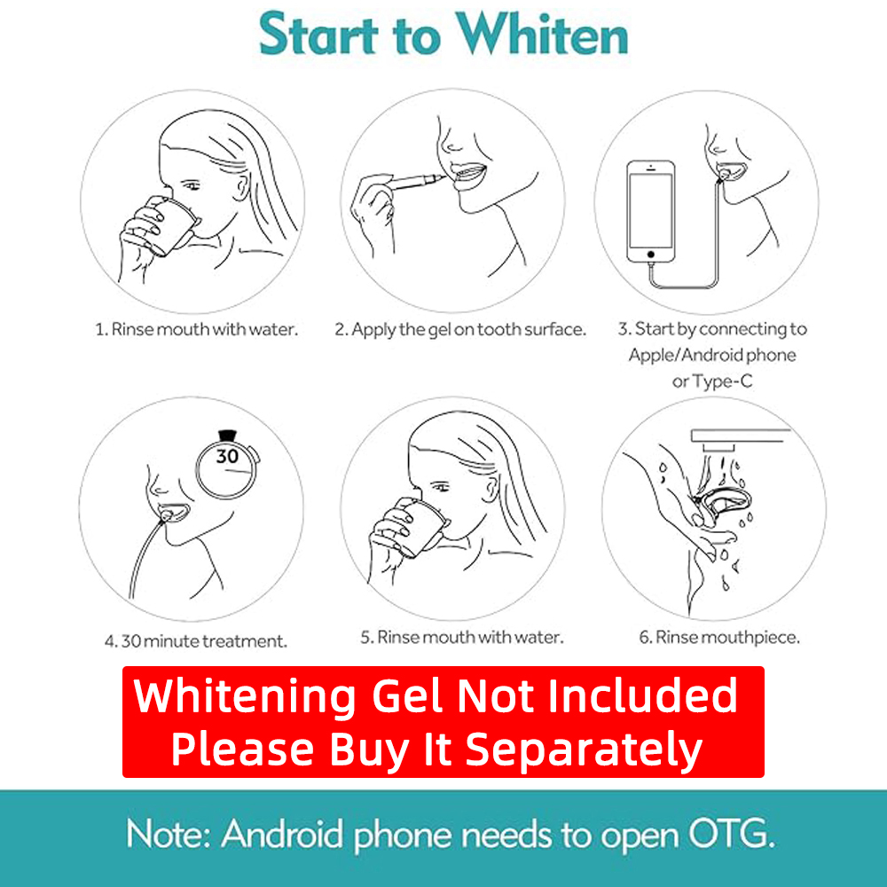Kit Pemutih Gigi Vaclav 16 LED - Teeth Whitening Laser ulasan dan harga