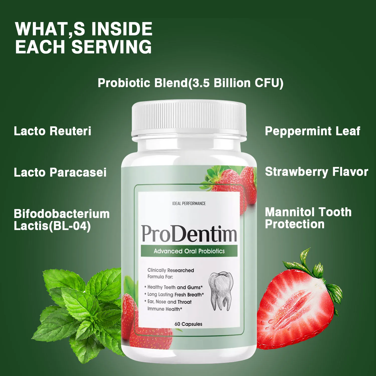 Probiotik Oral Canggih - Menye - Teeth Whitening Gum ulasan dan harga