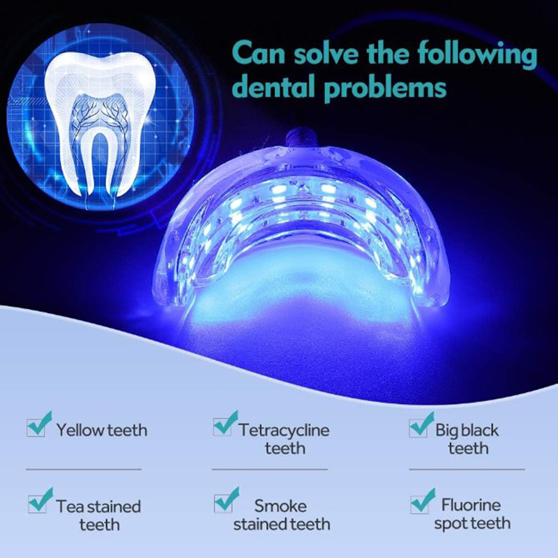 Lampu gigi pemutih sinar biru  - Teeth Whitening Laser ulasan dan harga