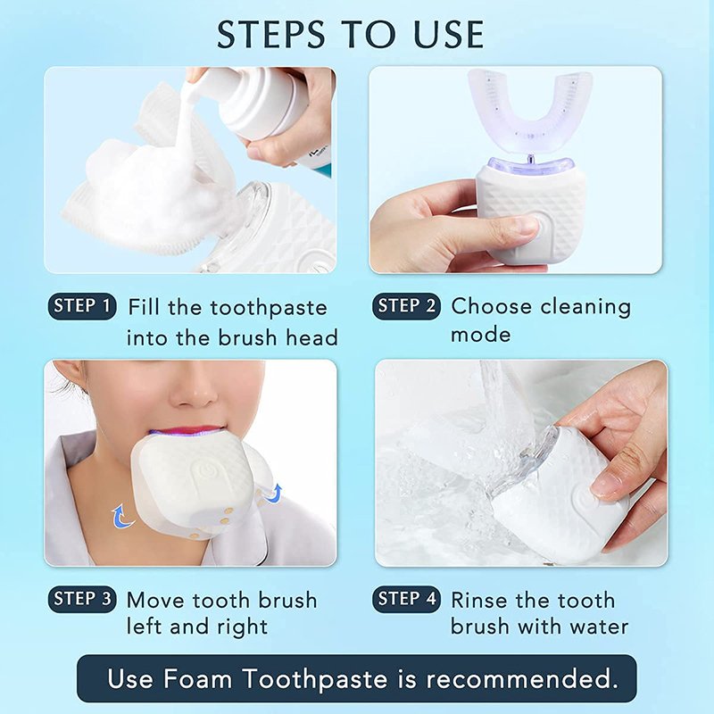 Lampu Pemutih Gigi Bentuk U Is - Teeth Whitening Levels ulasan dan harga