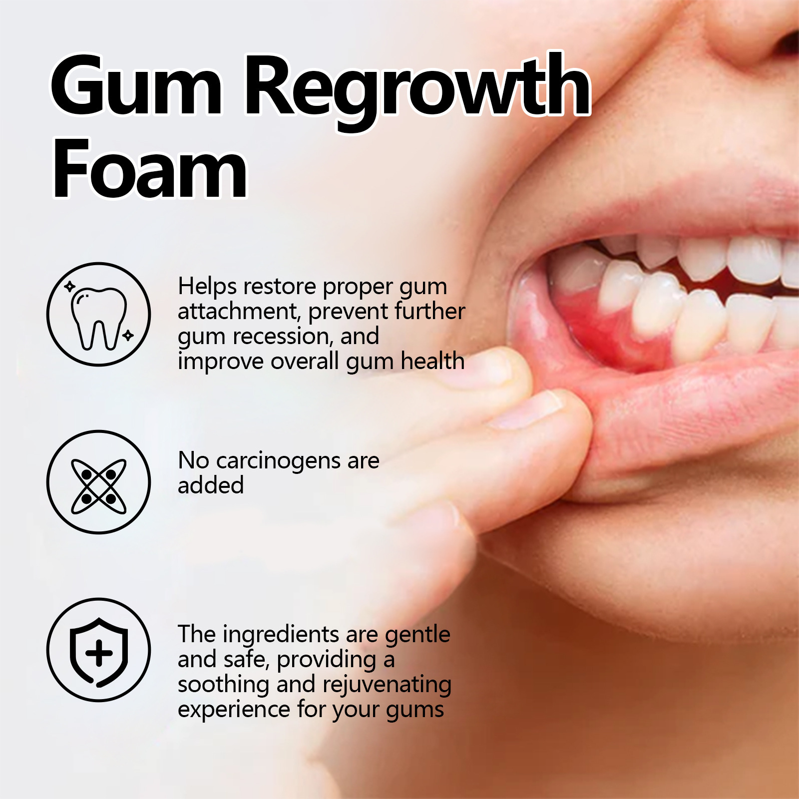 Pasta Gigi Busa Perbaikan Gusi - Teeth Whitening Foam Toothpaste ulasan dan harga