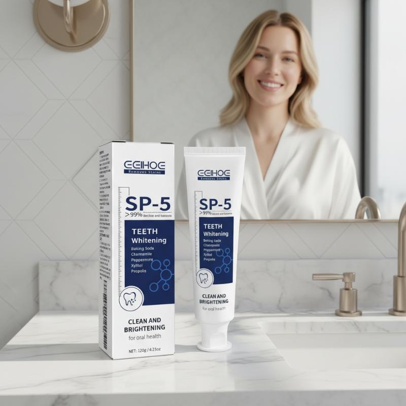 Pasta Gigi Probiotik SP-5 Memu - Teeth Whitening Foam Toothpaste ulasan dan harga