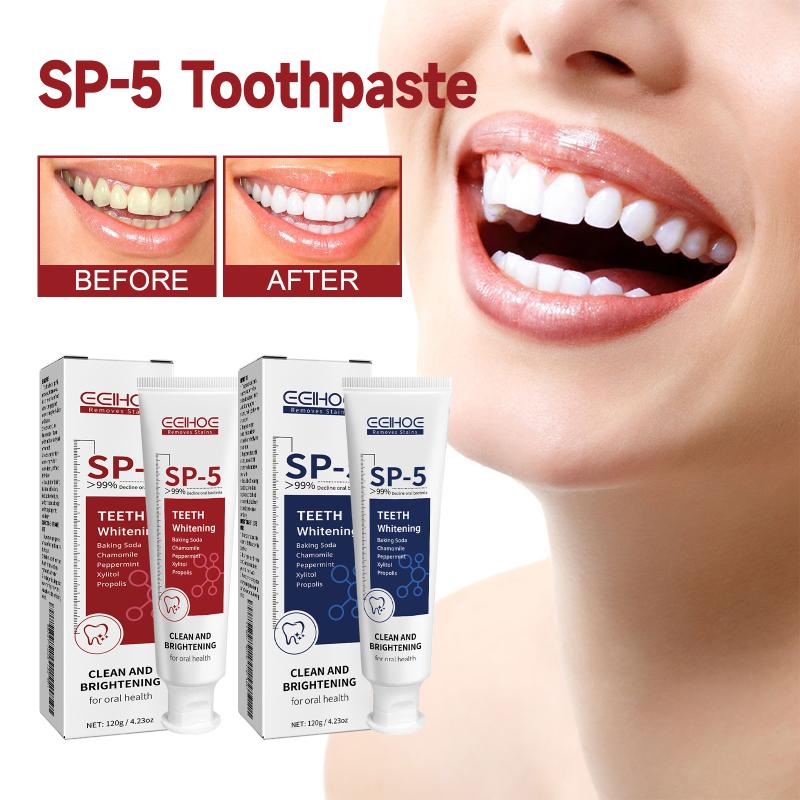 Pasta Gigi Probiotik SP-5 Memu - Teeth Whitening Foam Toothpaste ulasan dan harga