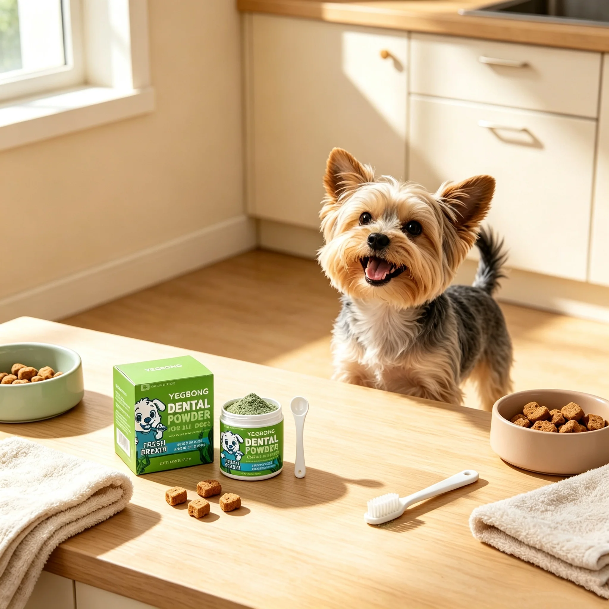 Bubuk Pembersih Gigi Anjing Ye - Teeth Whitening Gum ulasan dan harga