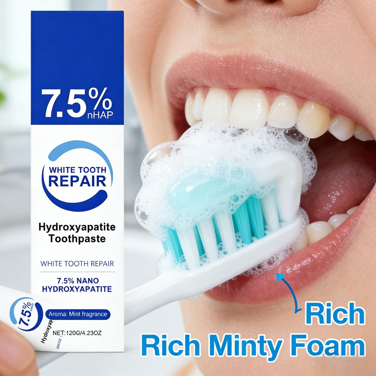 Pasta Gigi Nano Hidroksiapatit - Teeth Whitening Foam Toothpaste ulasan dan harga