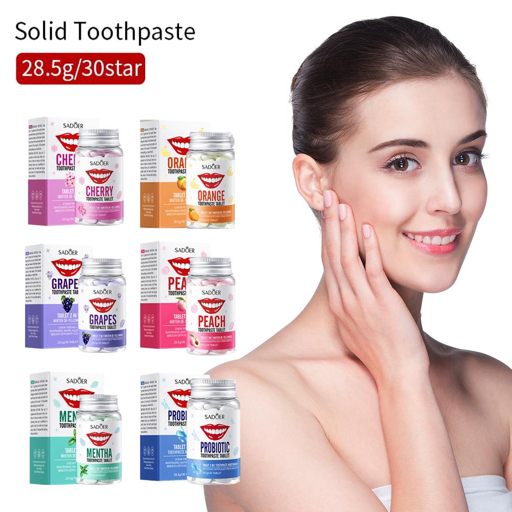 Tablet Pasta Gigi Padat Mint R - Teeth Whitening Levels ulasan dan harga
